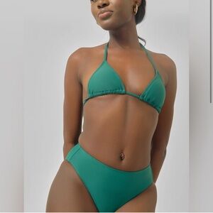 Amsterdam Green Triangle Bikini